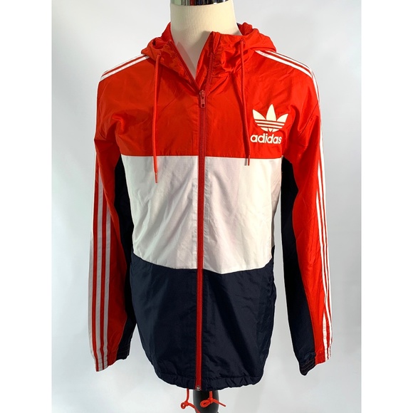 adidas Other - Adidas CLFN Men's Full Windbreaker Hoodie Jacket